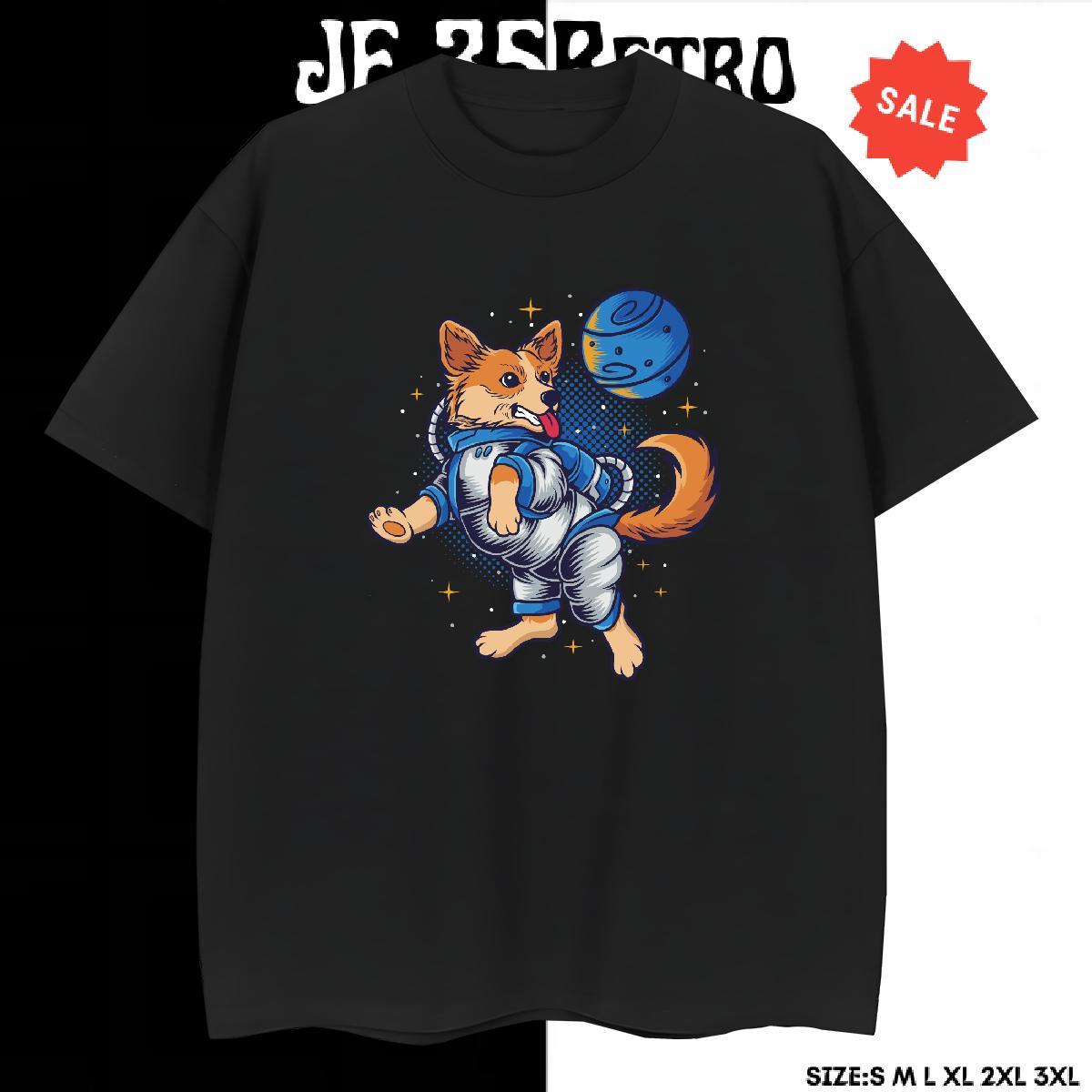 Free Shipping Men Tees 230g 100% Cotton dog Men T Shirts Street Wear Breathable Crew Neck DIY Printed Fashion Designer Polos