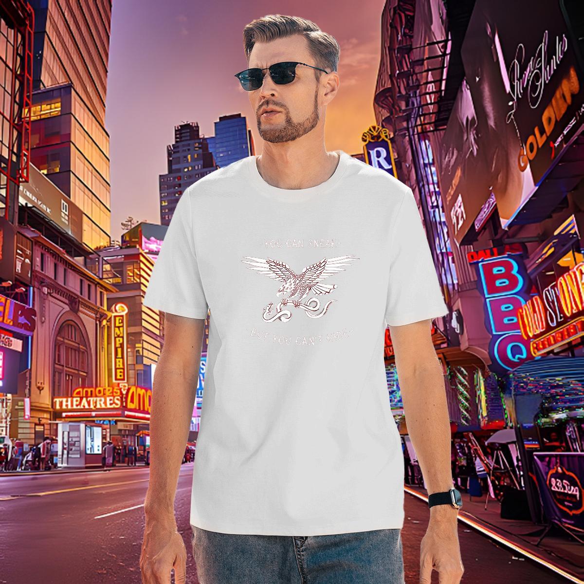 Loose Mens Tshirts 230g 100% Cotton eagle T shirt Daily Wear O Neck Short Sleeves Graphic Classic Casual Tops Shirt