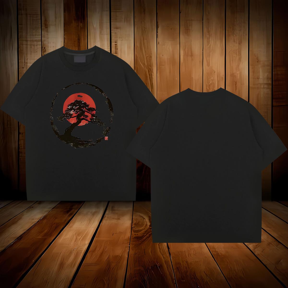2024 Designer T shirt 230g Cotton sun Daily Outfit Tee Shirt Crew Neck Breathable Brand Men Tops Tees Customized