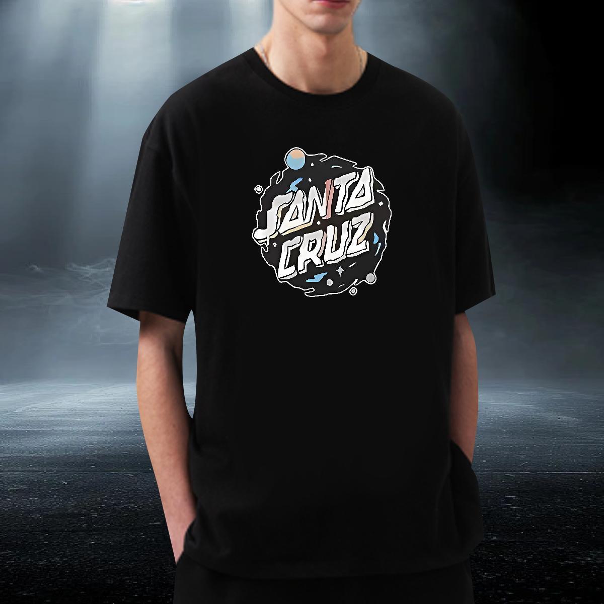 High Quality Men Clothes T-Shirt 100% Cotton 230g Street wear Hip Hop letter Black Oversized Round Neck Short Sleeve Brand Mens T Shirts Tees