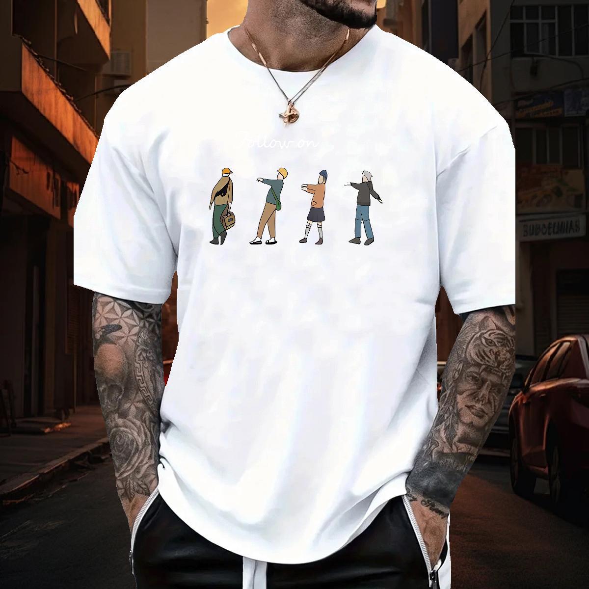 Man T Shirts 230g Pure Cotton icon Daily Wear Breathable DIY Printed Men Tees Designer Fashion Wholesale Tee Shirt