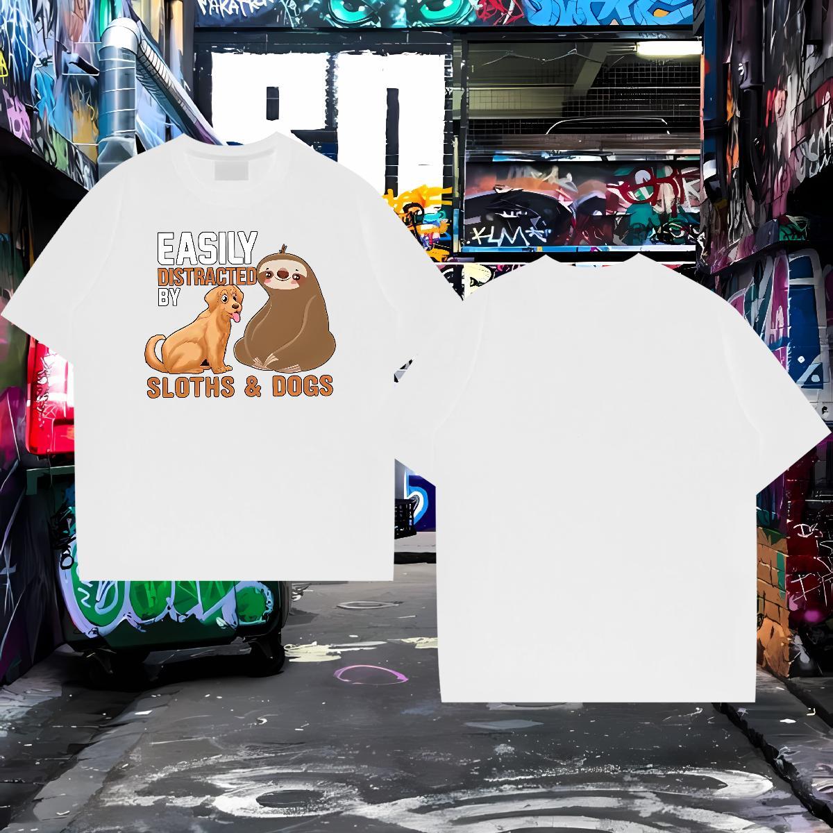 Designer T shirt 230g Cotton Home Outdoor Clothings Crew Neck Comfortable Men Clothes T-Shirt Custom Print Oversized