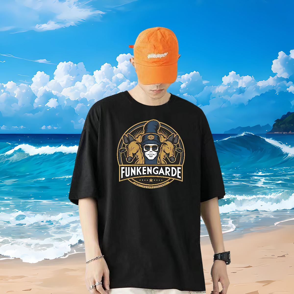 Stylist T shirt 100% Cotton 230g horse Casual Daily Wear Tops Shirt Breathable Short Sleeve Free Shipping Tshirts Custom Cartoon