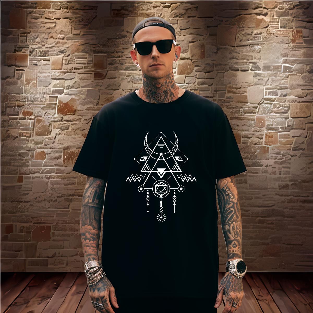 T Shirt For Man 230g Pure Cotton Lines Street Short Sleeve Soft Plus Size Cartoon Men Tees New Designer Unisex Tees Shirts