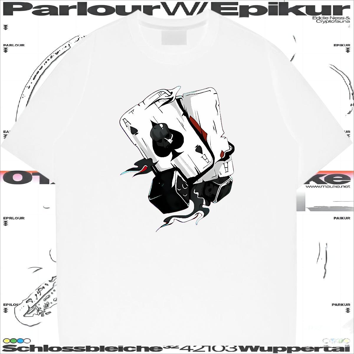 Men T Shirts 230g 100% Cotton painting Casual Beach Short Sleeve Soft Custom Printing Men Tops Tees 2024 Brand Tees Shirts