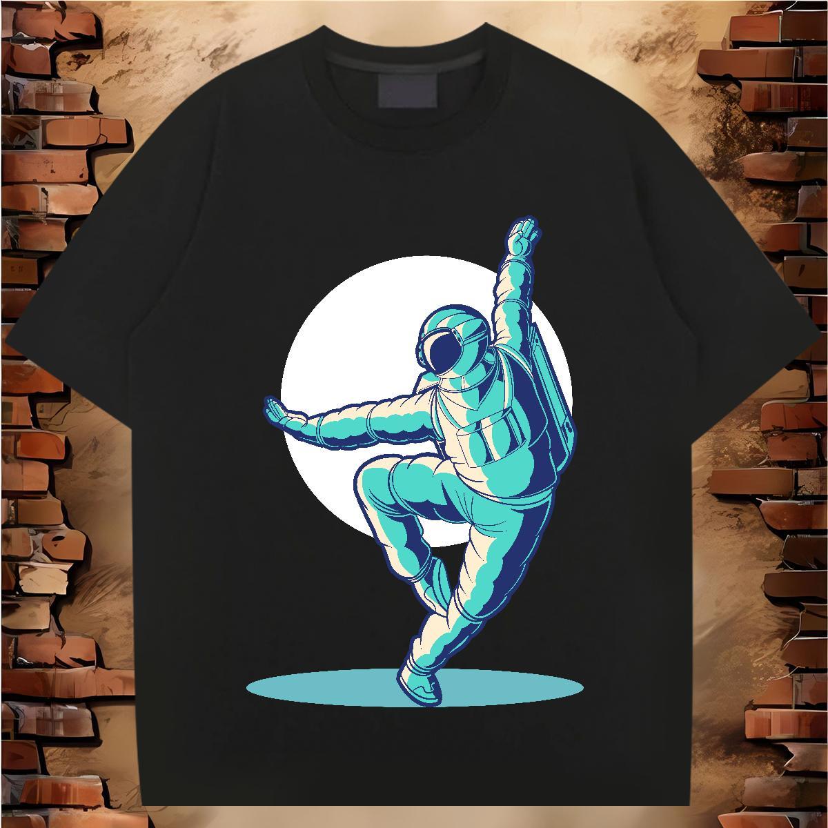 T shirt 230g Cotton universe Spring Summer Breathable Customized Tshirt for Man Woman New Arrival Loose Fit Tee Shirt