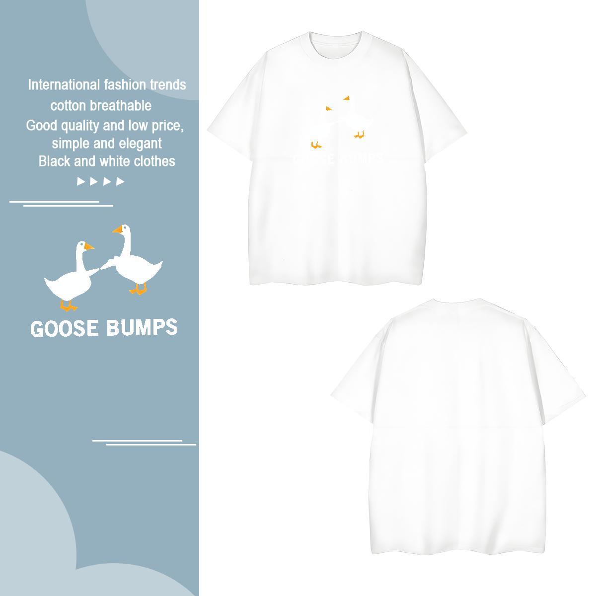 Popular Men Clothes T-Shirt 100% Cotton 230g duck T Shirt For Man Hip Hop Street Breathable Crew Neck Oversized 4XL New Designer Tshirts