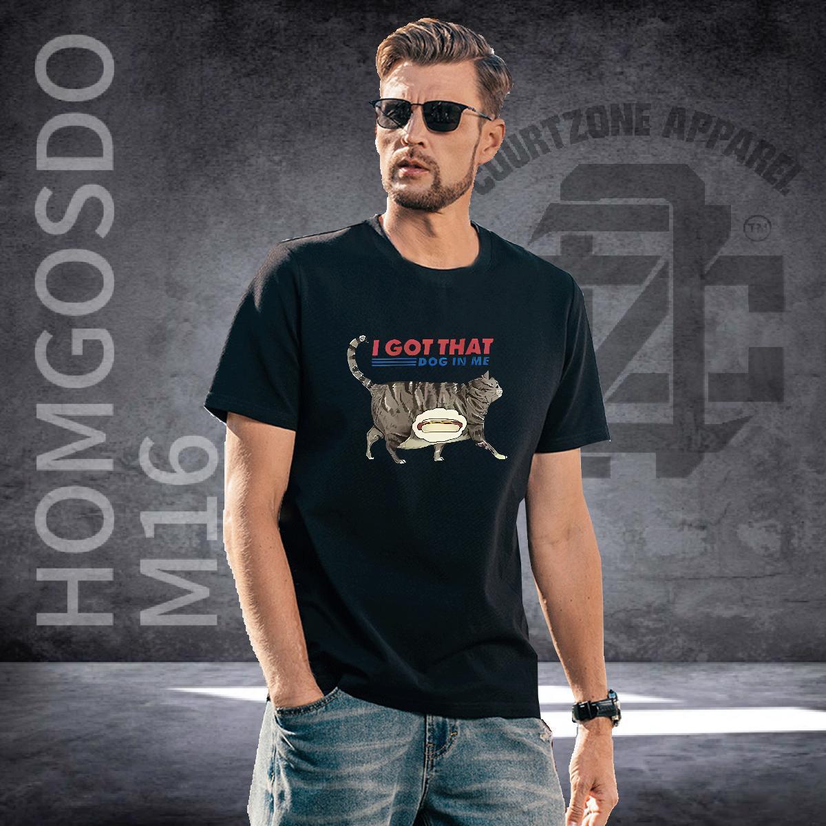 Designer Fashion T Shirts Men 230g Pure Cotton cute Street Casual Polos Round Neck Short Sleeve Cool Men Tshirts Black White