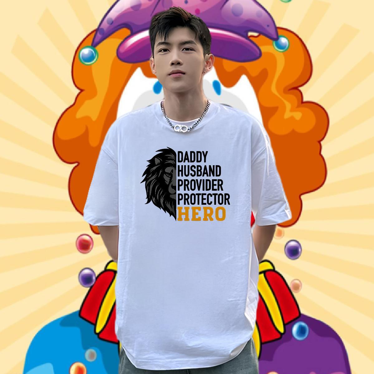 Fashion New T Shirts Men 230g 100% Cotton Hip Hop Tees Short Sleeve Soft High Quality Men Tops Tees Cartoon Printing L-4XL