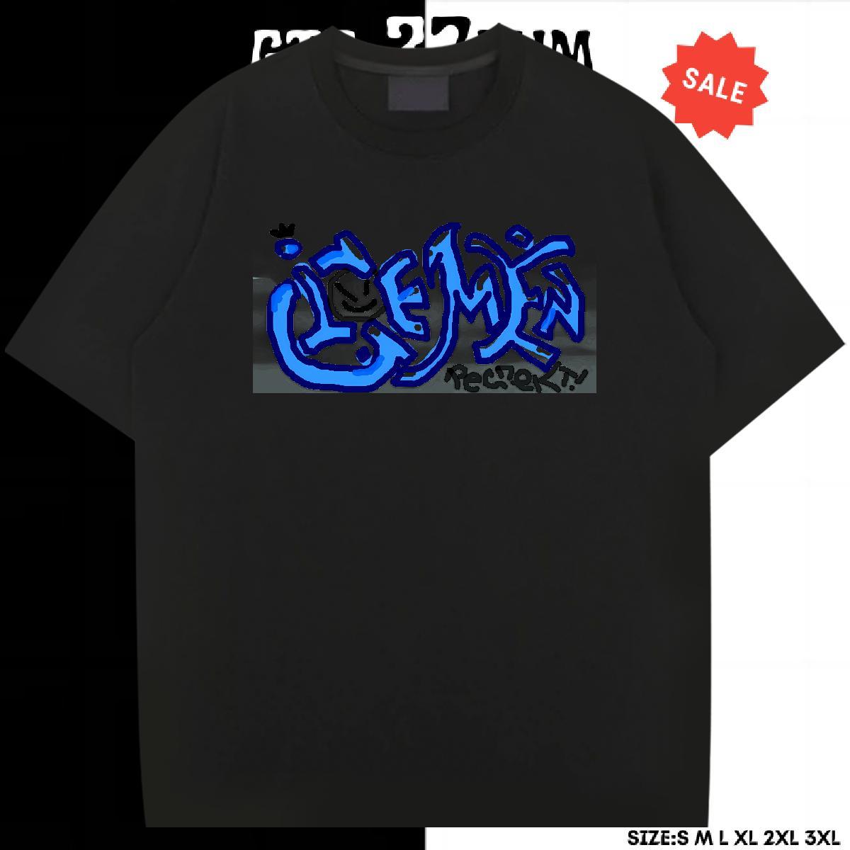 High Quality Men Tshirts 230g Pure Cotton Hip Hop letter Custom Print Oversized Round Neck Short Sleeve New T Shirt For Man Tops Shirt