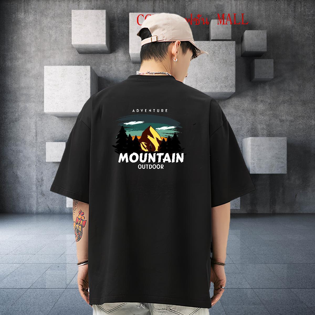 DIY Customized T Shirt For Man 100% Cotton 230g tree Casual Daily Wear Polos Breathable Comfortable Couples T Shirts Graphic