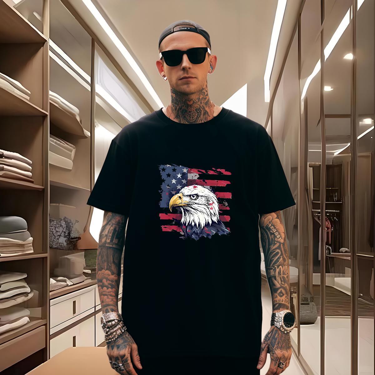 T shirt 230g Cotton Owl Beach Crew Neck Breathable Graphic Mens Tshirts Custom Brand Wear