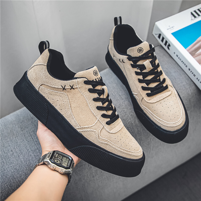 Autumn men's 2023 new student niche design sports and leisure board winter internet famous black trendy shoes