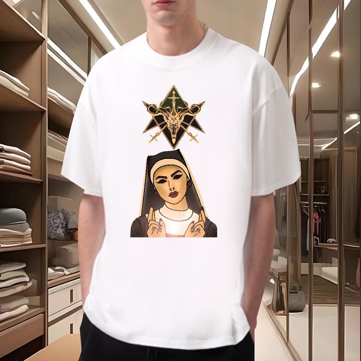 T-Shirts 230g Cotton sheepshead High Street Hip Hop O Neck Short Sleeves Custom Print Oversized Mens Tshirts Fashion New Loose Fit Tops Tees