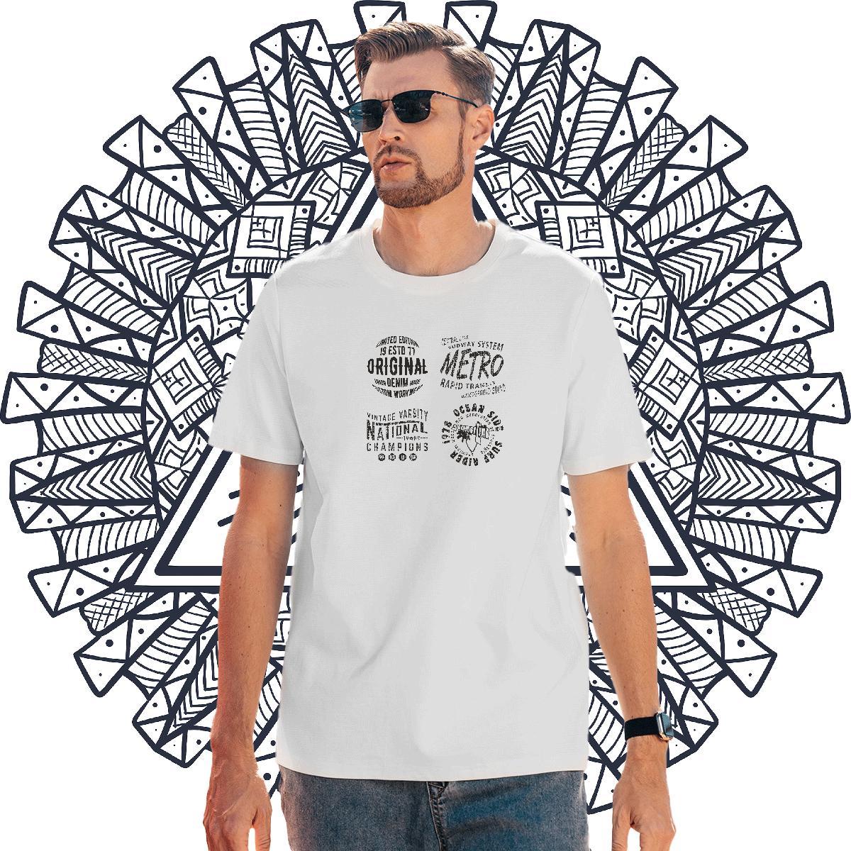 Loose Mens Tshirts 230g Pure Cotton Casual Daily Wear letter Oversized 4XL Breathable Short Sleeve Classic Mens T Shirts Top Tees