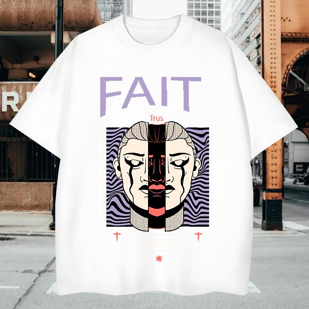 Mens T Shirts 230g 100% Cotton English Street wear Hip Hop Breathable Plus Size Custom Tshirts 2024 TOP Quality Clothings