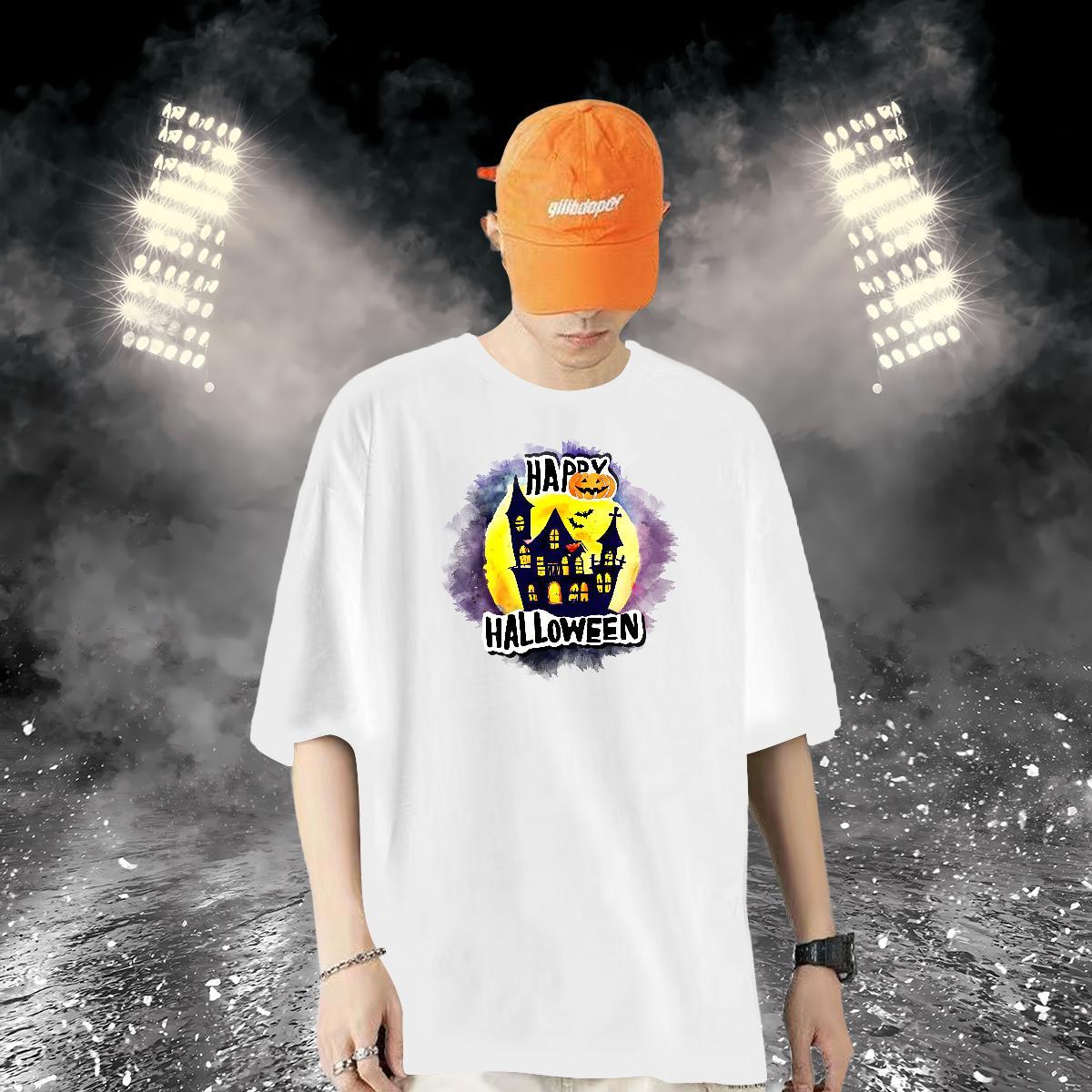 2024 Designer Mens T Shirts 230g 100% Cotton Hip Hop Street Polos Short Sleeve O-Neck Loose Men Tshirts Custom Print Oversized