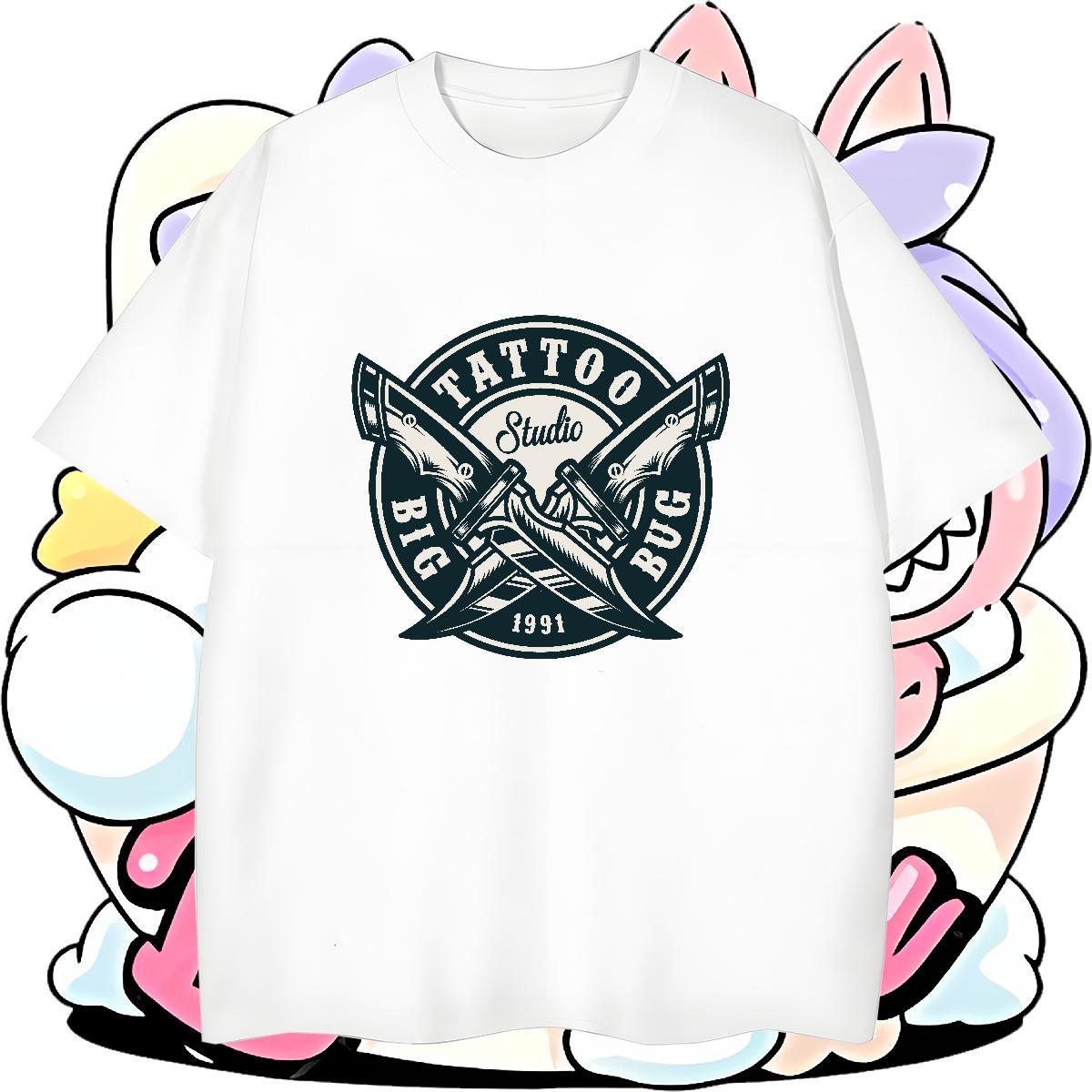 Cool Men Tops Tees 230g 100% Cotton Casual tool Customized Breathable Short Sleeve Classic Casual T-Shirts Wear