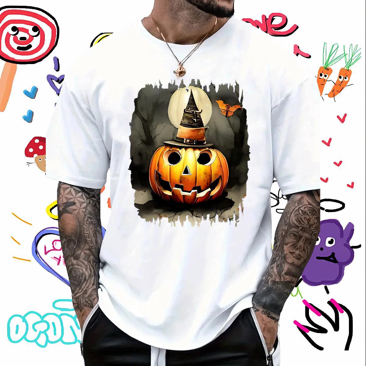 T-Shirts 100% Cotton 230g pumpkin Sports Casual O Neck Short Sleeves Customized Print Tshirts New Designer Wholesale Tees