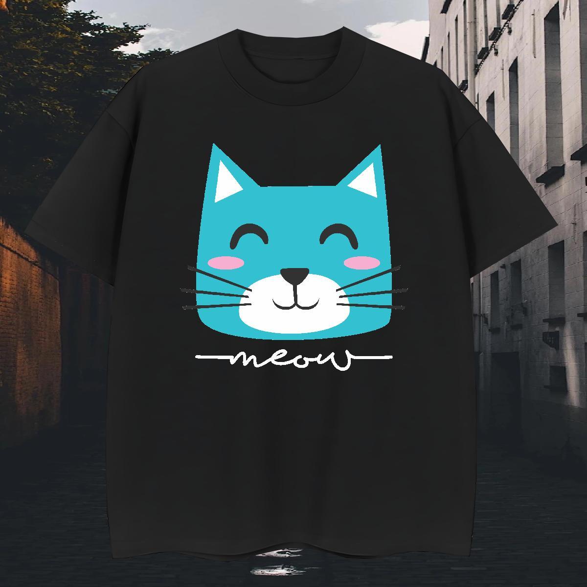 Custom T shirt 230g Pure Cotton cute Hip Hop Clothes Breathable Cool Tshirt for Man Woman Custom Big Size