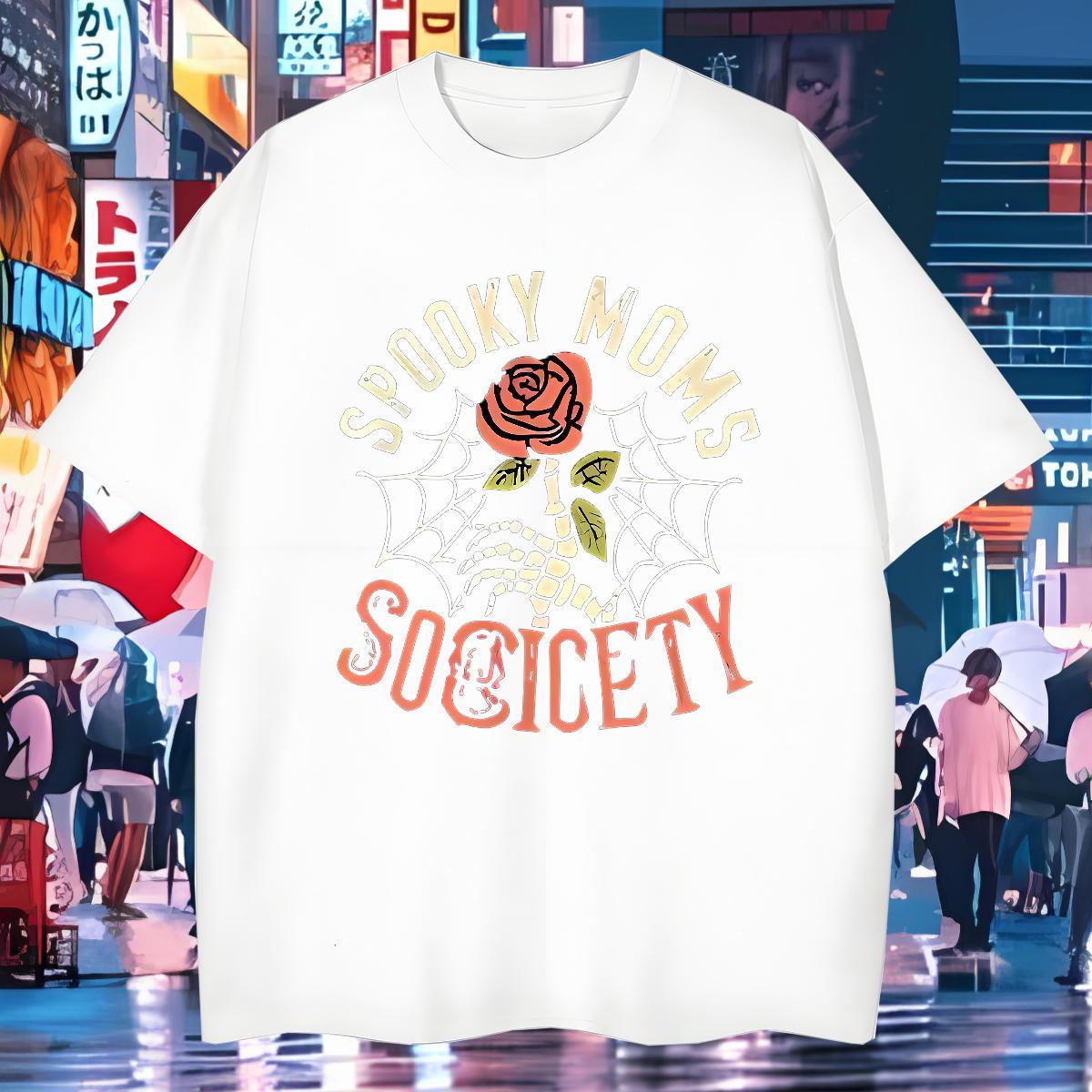 Factory Direct Mens T Shirts 230g Cotton halloween Outdoor Polos Round Neck Short Sleeve Classic Tshirts DIY Logo Oversized