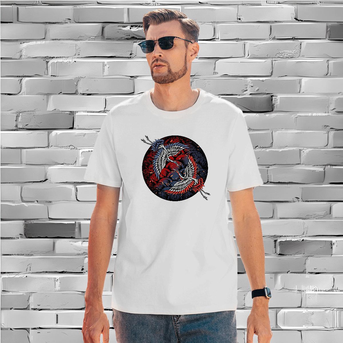 Wholesale Tshirt for Man Woman 230g Cotton beautiful T-Shirts for Men Anime Printing Street Breathable Soft Custom Anime 2024 Clothings