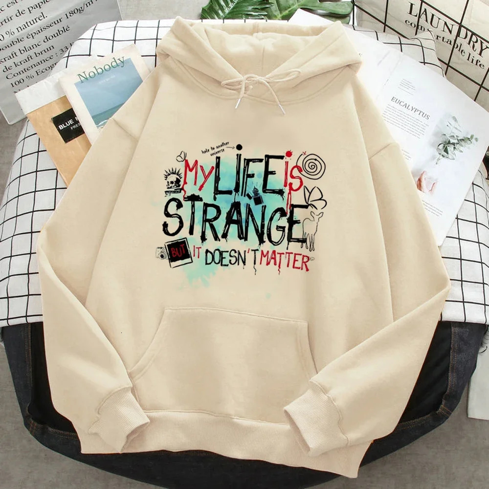 Life Is Strange Hoodies Women Kawaii Japanese Fleece Sweatshirts Pulls Female Streetwear Pulls Winter Clothes Women 240806