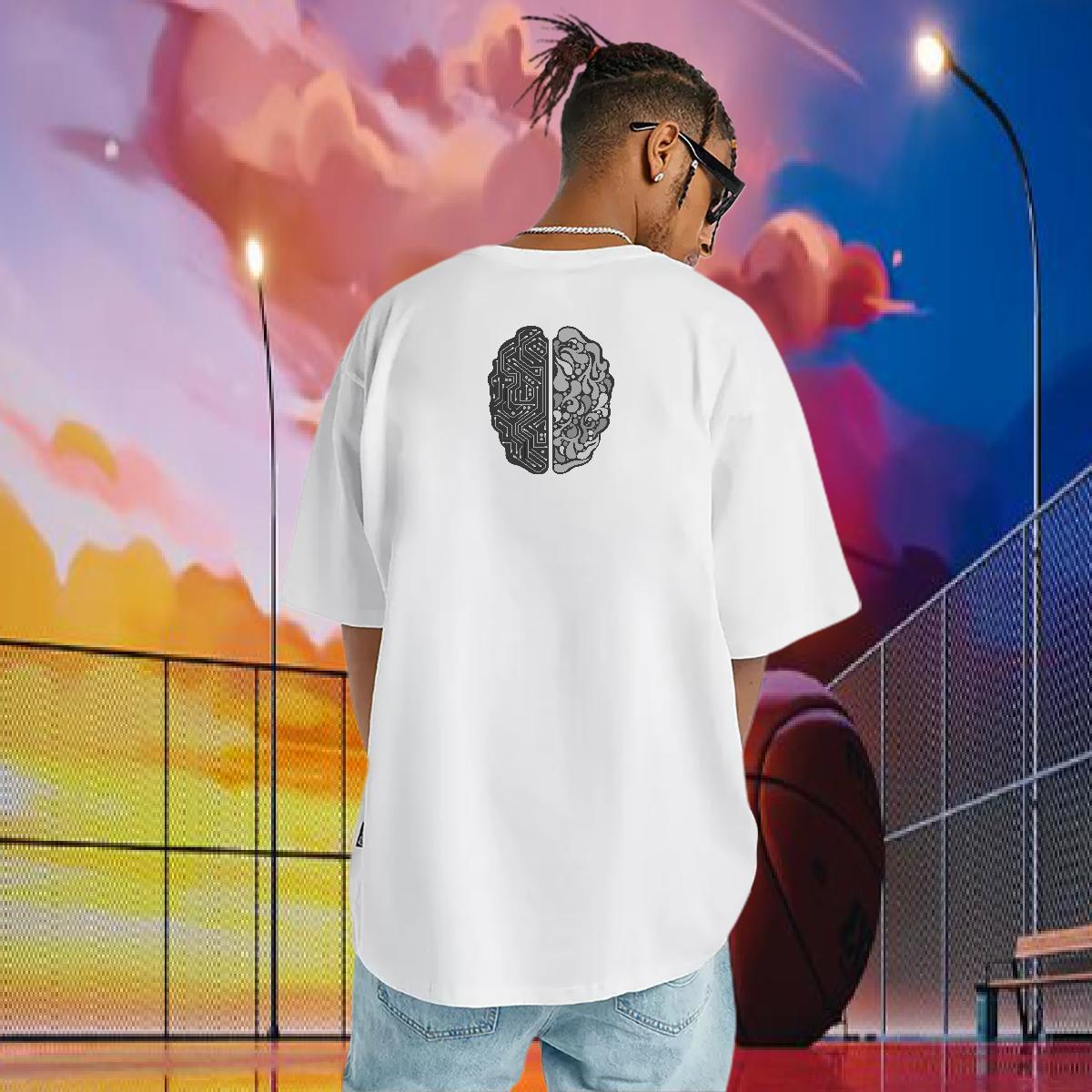 New Arrival Men T Shirts skull Wear 100% Cotton 230g Casual Beach Cool Design DIY Breathable Crew Neck Couples T Shirts