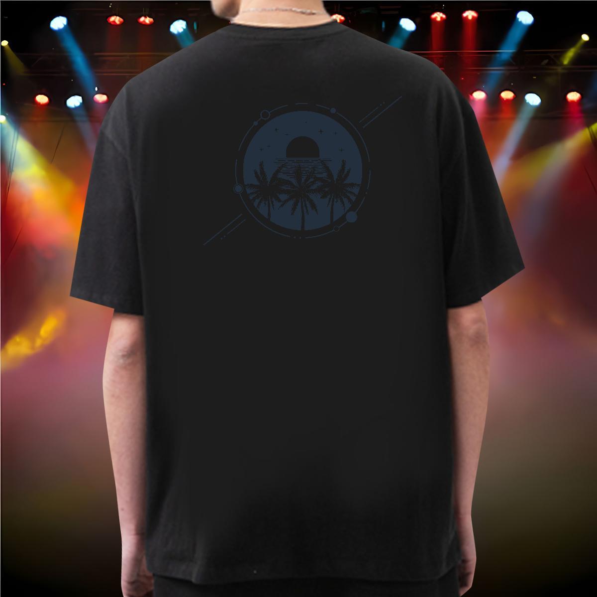 Wholesale T-Shirts for Men 230g Pure Cotton tree Summer Casual Tops Crew Neck Breathable Brand Men Tees Cartoon Print