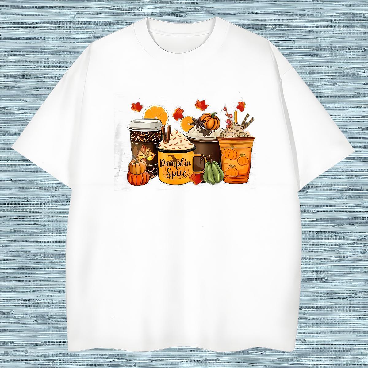 Man T Shirts 100% Cotton 230g pumpkin Street Wear Breathable Soft Black Oversized Tshirt for Man Woman New Classic Tops Tees