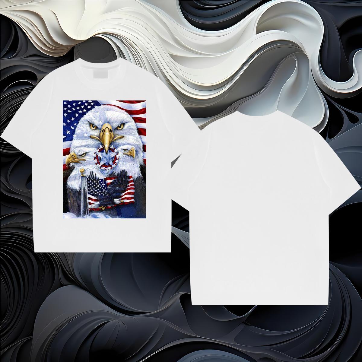 Custom T Shirts Men 230g Pure Cotton cool Anime Printing Street Polos Breathable Short Sleeve Brand Men Tops Tees Custom Print Plus Size
