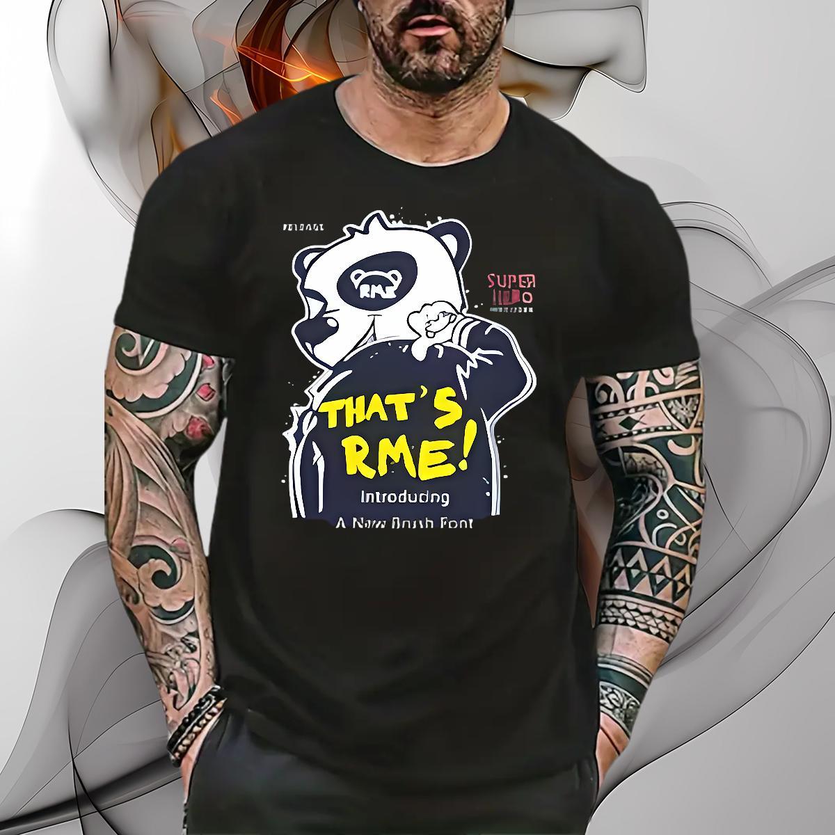 Wholesale T Shirts Men 230g Pure Cotton panda Home Outdoor Tees Crew Neck Free Shipping Tshirt for Man Woman DIY Anime