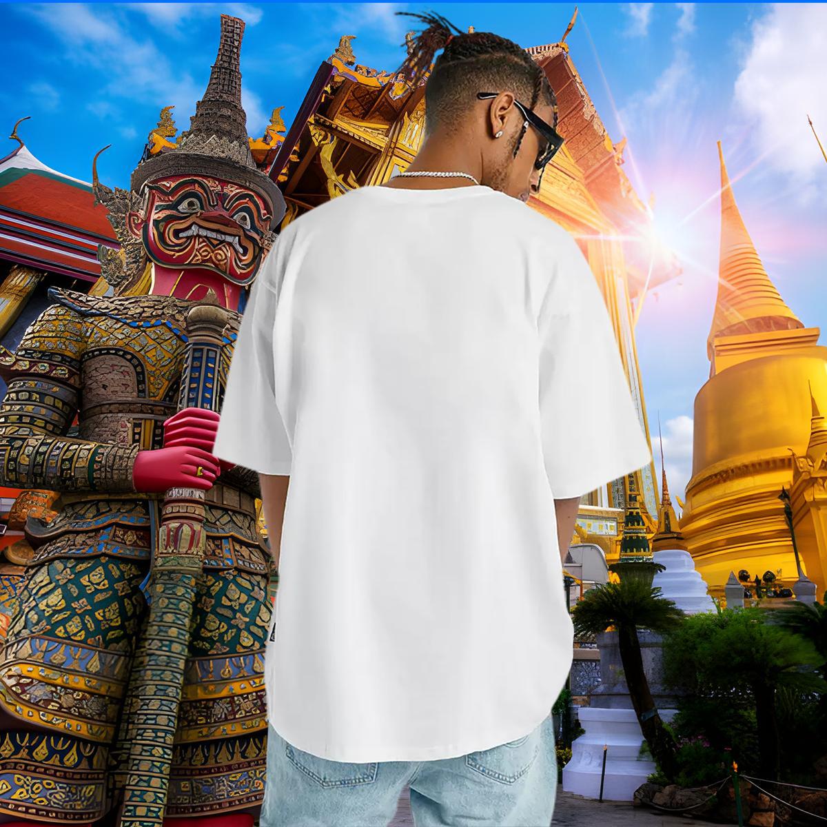 Popular T Shirts Men summer O Neck Short Sleeves Spring Summer Graphic 230g Cotton Men Tshirts Fashion New Wear