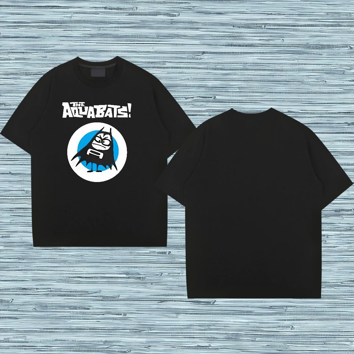 Mens T Shirts 100% Cotton 230g little monsters Casual Beach Breathable Crew Neck DIY Printed Tshirts Fashion Casual Designer Tops