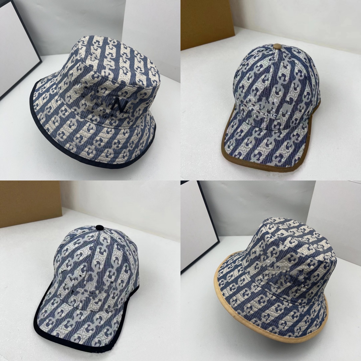 Designers Bucket Hat Women Men Letter Buckets Hats Beanie Casquettes Black White Fisherman Hats Patchwork Autumn Winter Wide Brim Hats Baseball cap