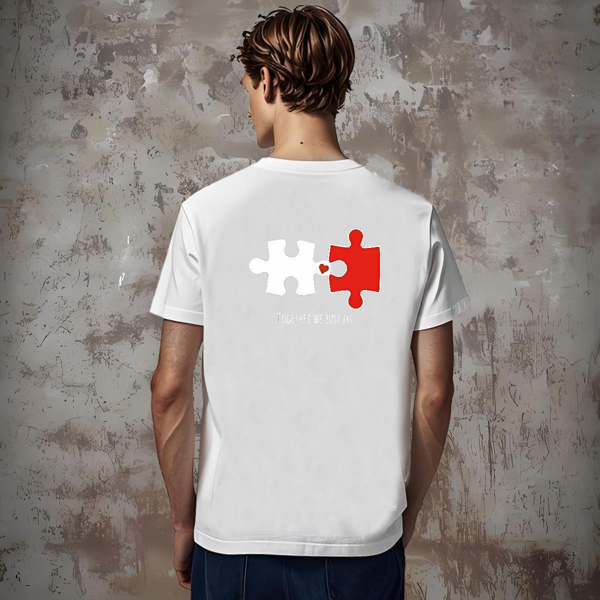 T Shirts Men 230g Cotton painting Hip Hop Breathable Crew Neck DIY Anime Couples T Shirts Factory Direct TOP Quality Tees Shirts