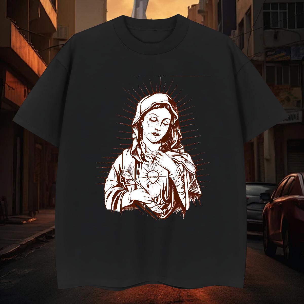 T-Shirts for Men 230g Pure Cotton nun Beach Breathable White Plus Size Tshirt for Man Woman 2024 Designer High Quality Tops Shirt