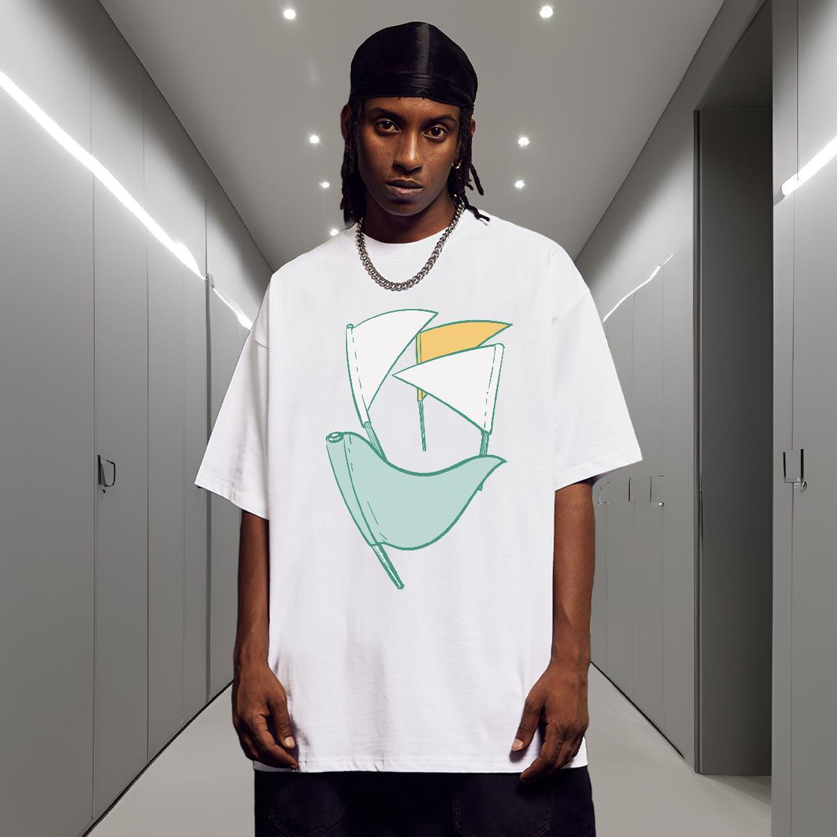 Fashion T-Shirts for Men tool Tee Shirt 230g Pure Cotton Hip Hop Street Cool Custom Print Oversized Breathable Crew Neck Men Tees