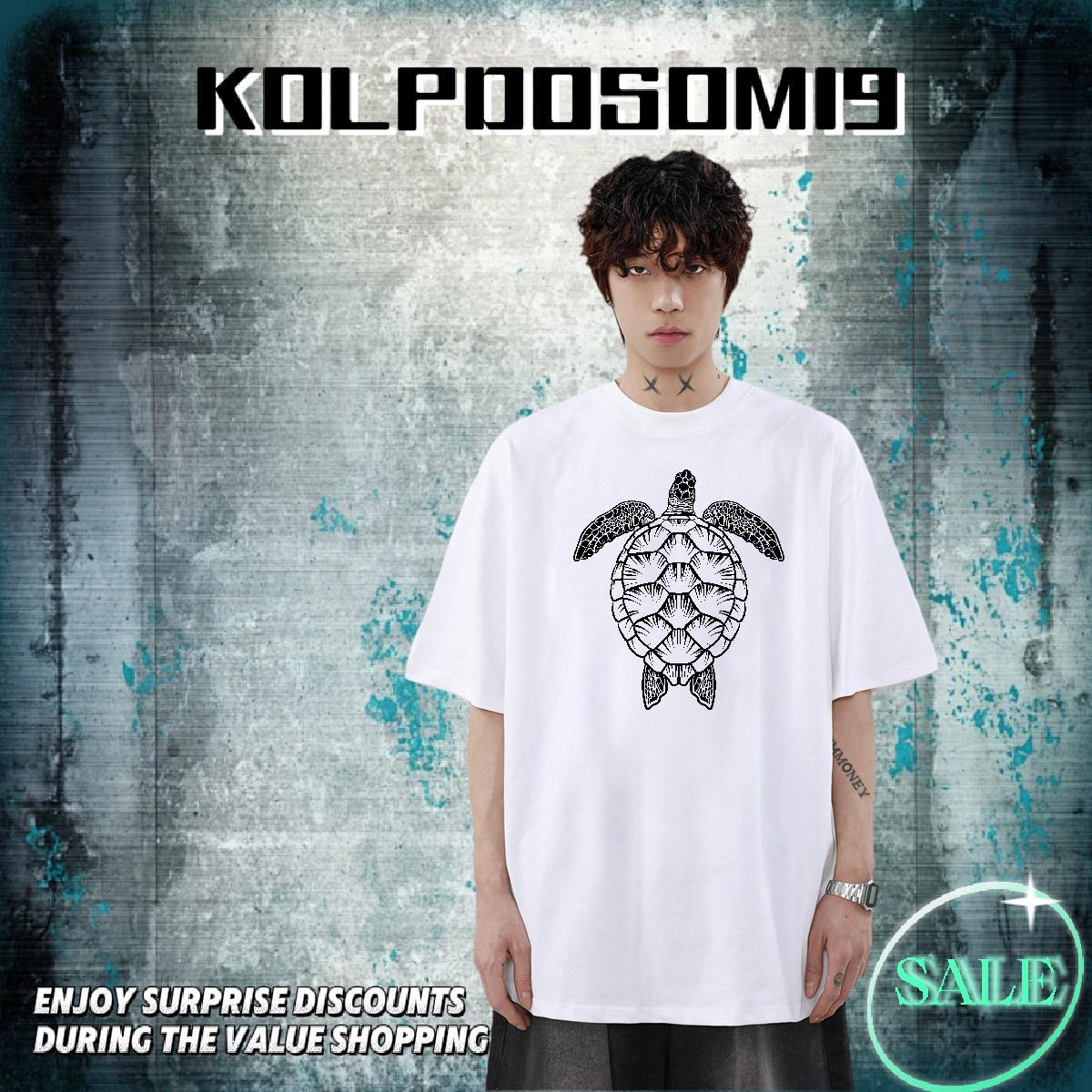 Cool Men Tees 230g Cotton Outdoor tortoise Black White O Neck Short Sleeves Factory Direct Men T Shirts Clothes