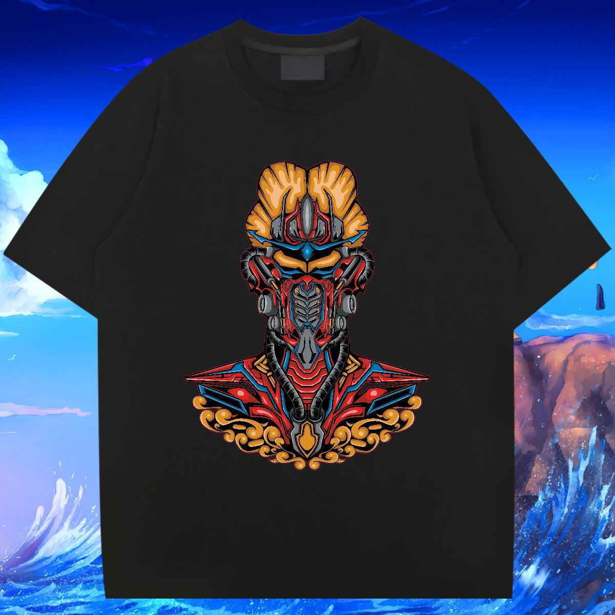 Free Shipping Men Tshirts 230g 100% Cotton Street Casual ET Cartoon Print Short Sleeve O-Neck DIY Customized Man T Shirts Wear