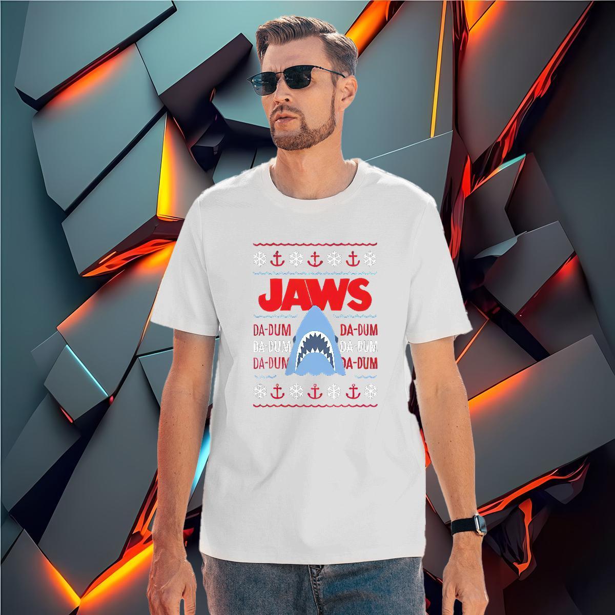 Mens T Shirts 230g Cotton shark Hip Hop Street Breathable Crew Neck Customized Men Tops Tees Wholesale Brand Wear