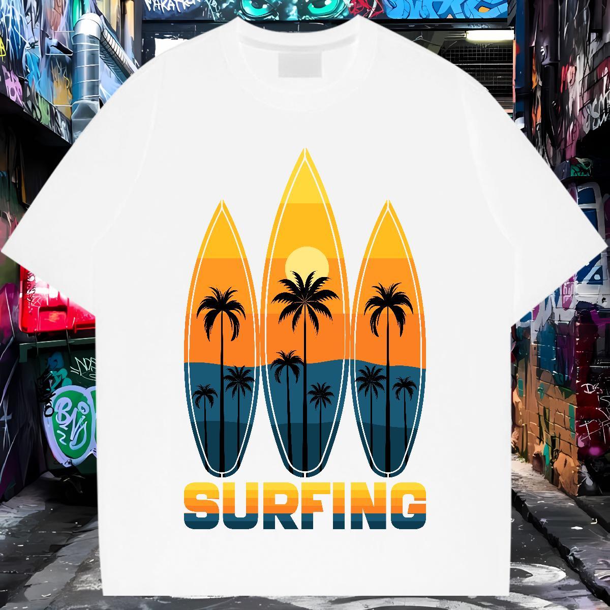 Brand Mens T Shirts 230g 100% Cotton tree Casual Daily Wear Tops Short Sleeve Soft High Quality Men Tshirts Skull