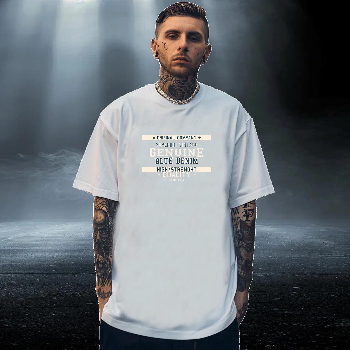 High Quality Tshirt for Man Woman 230g Pure Cotton Street Wear letter DIY Logo Oversized Breathable Soft Fashion Design T-Shirts for Men Tops Shirt