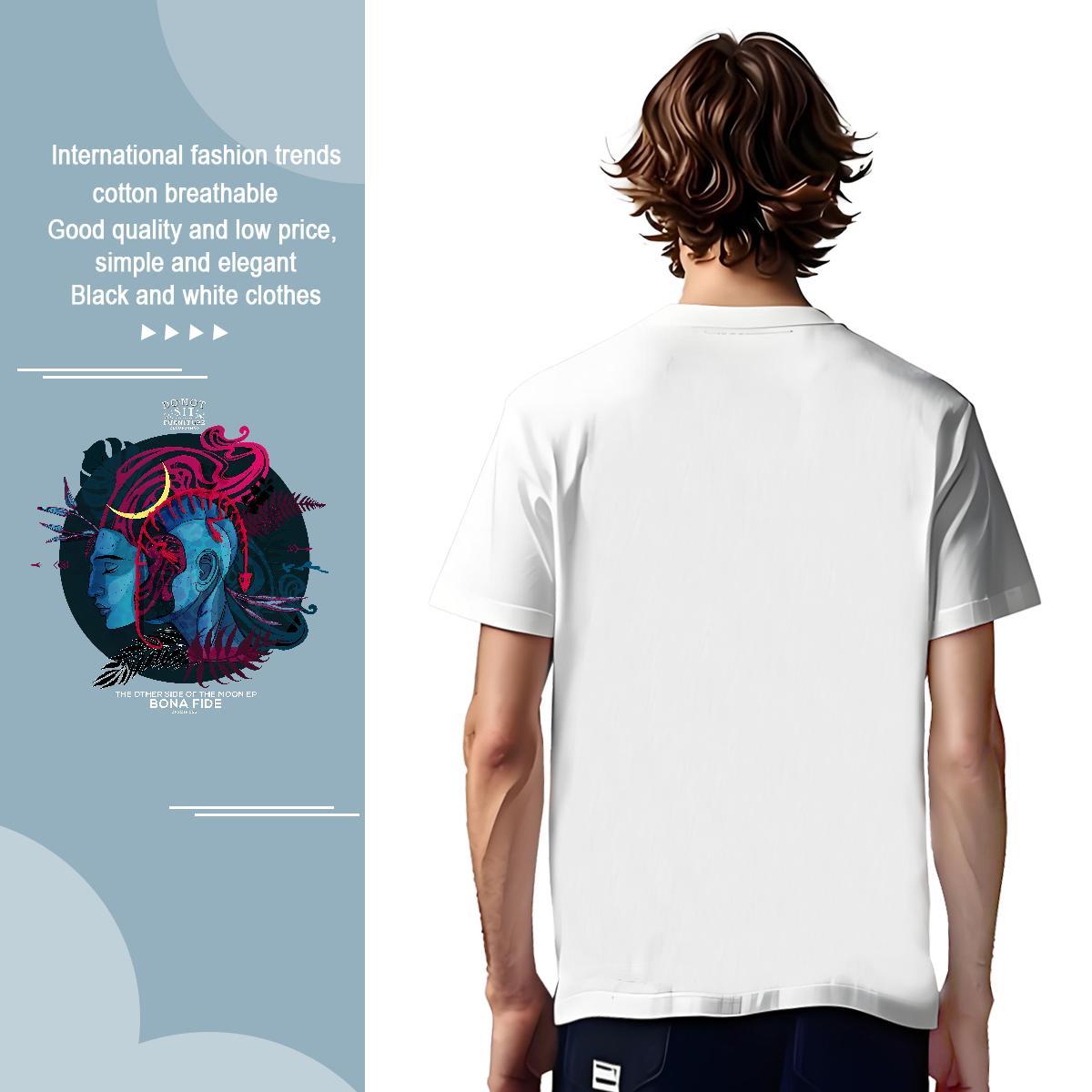 Soft Tshirt for Man Woman 230g Pure Cotton face T shirt Home Outdoor Breathable Custom Cartoon New Designer Top Tees