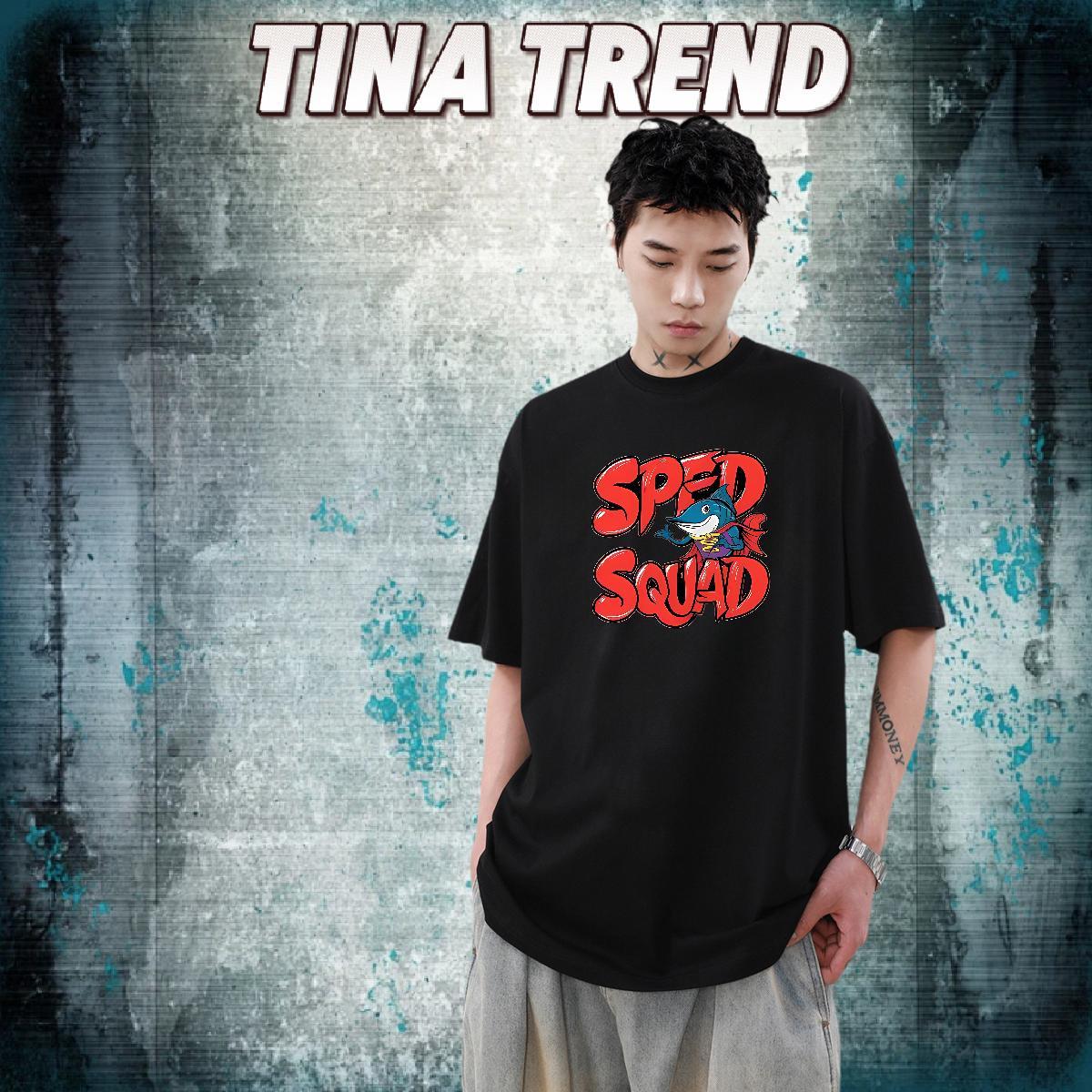 Casual New T Shirts Men 230g Cotton shark Street wear Hip Hop Clothings Short Sleeve Soft TOP Quality Mens Tshirts Black Oversized