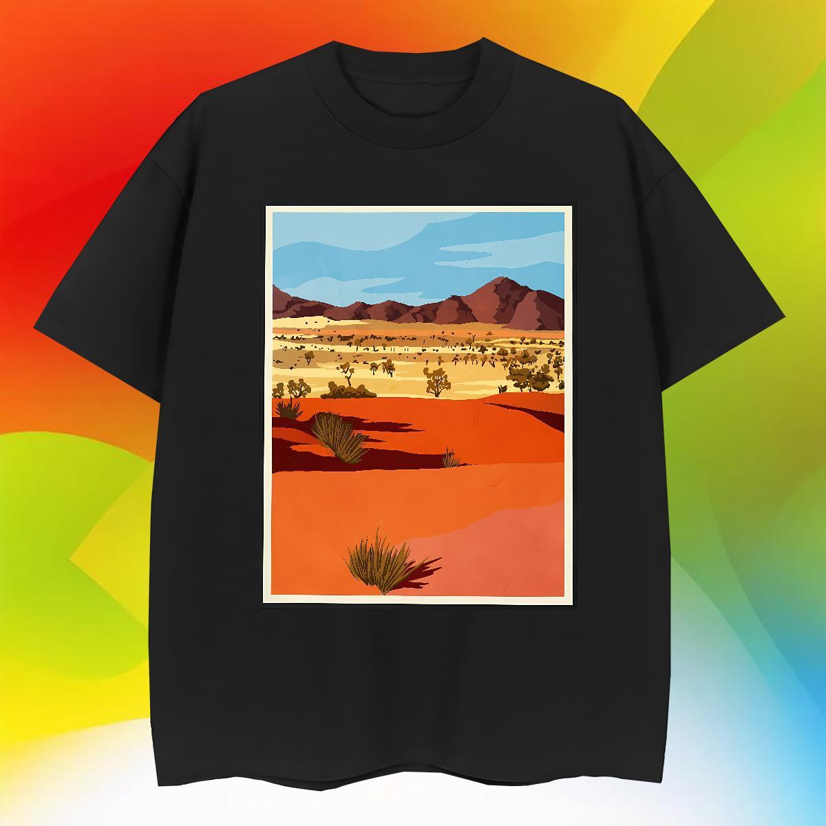 Popular Tshirt for Man Woman 230g Cotton Street Wear desert Plus Size Custom Pure Cotton Customized Man T Shirts Tees