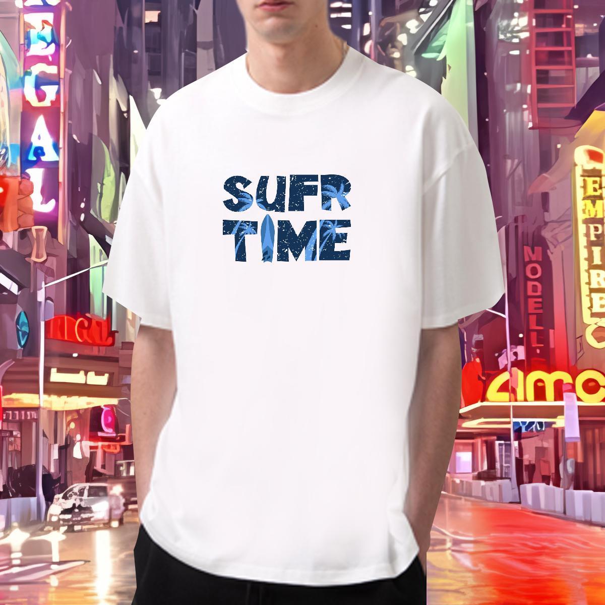 T-Shirts for Men 230g 100% Cotton icon Home Outdoor Crew Neck Skull Men Tees Fashion New High Quality Polos