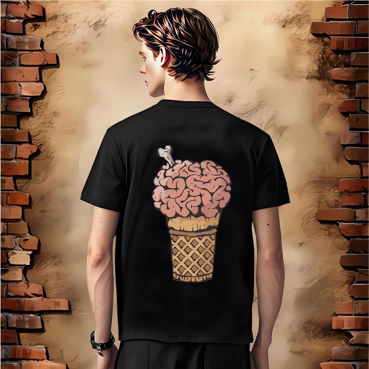 Classic Man T Shirts 100% Cotton 230g head Summer Casual Tops Breathable Short Sleeve TOP Quality Men Clothes T-Shirt Custom Printed