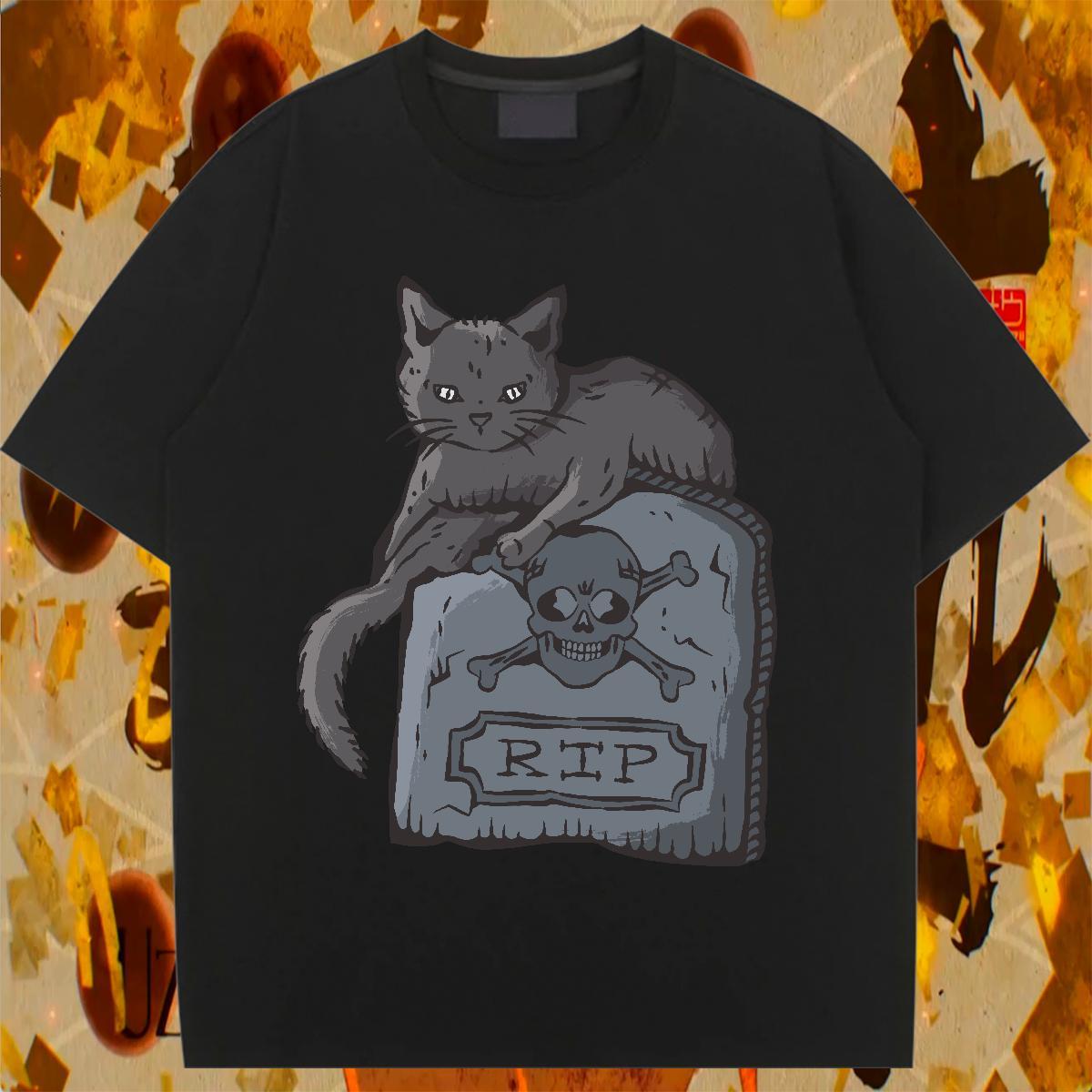 Brand Womens T Shirts Breathable Short Sleeve Women Tees Customized cat Street Casual 100% Cotton 230g Factory Direct Top Tees