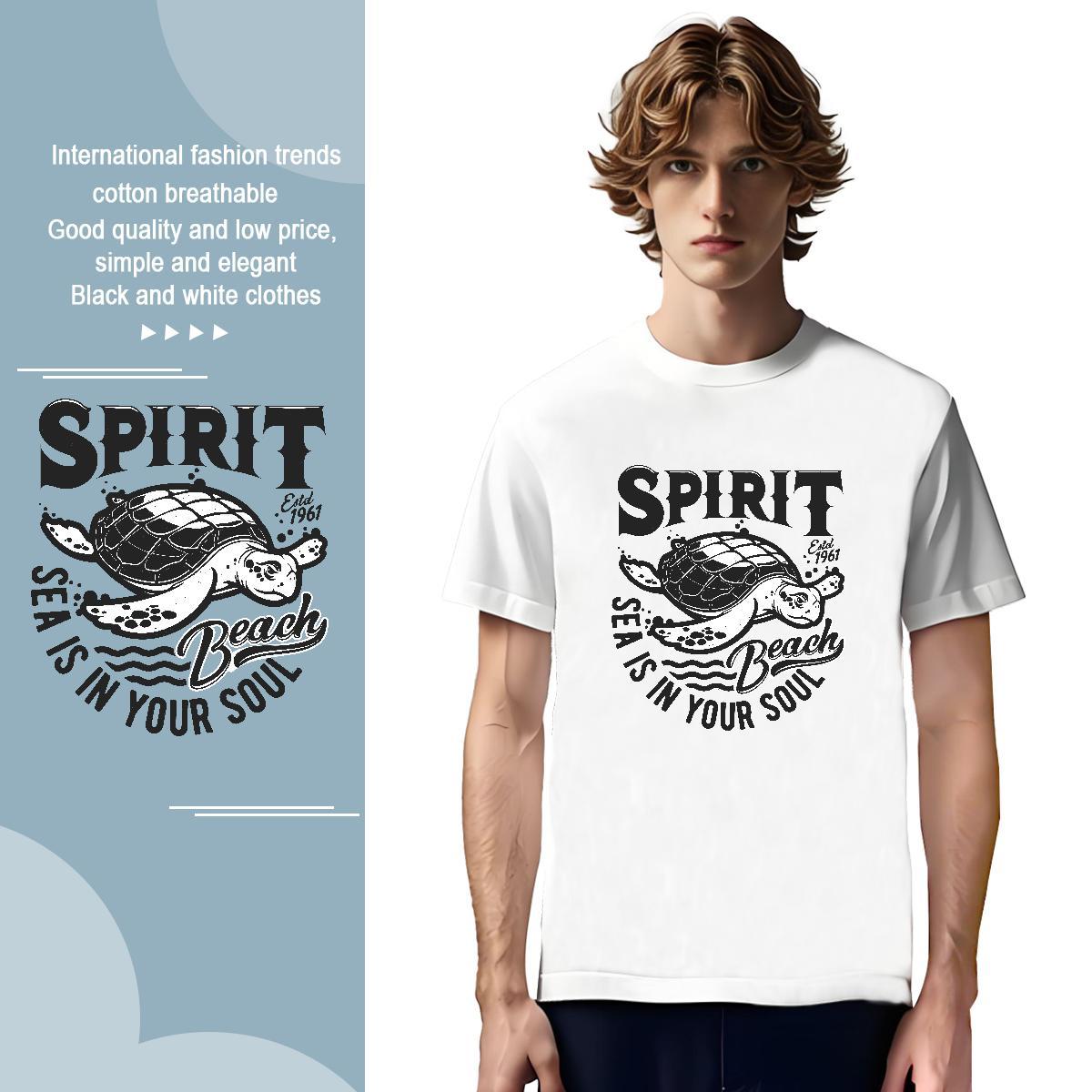 T shirt 230g Pure Cotton Sport O-Neck Short Sleeve Oversized 4XL Mens Tshirts Fashion Design Brand Tops Shirt